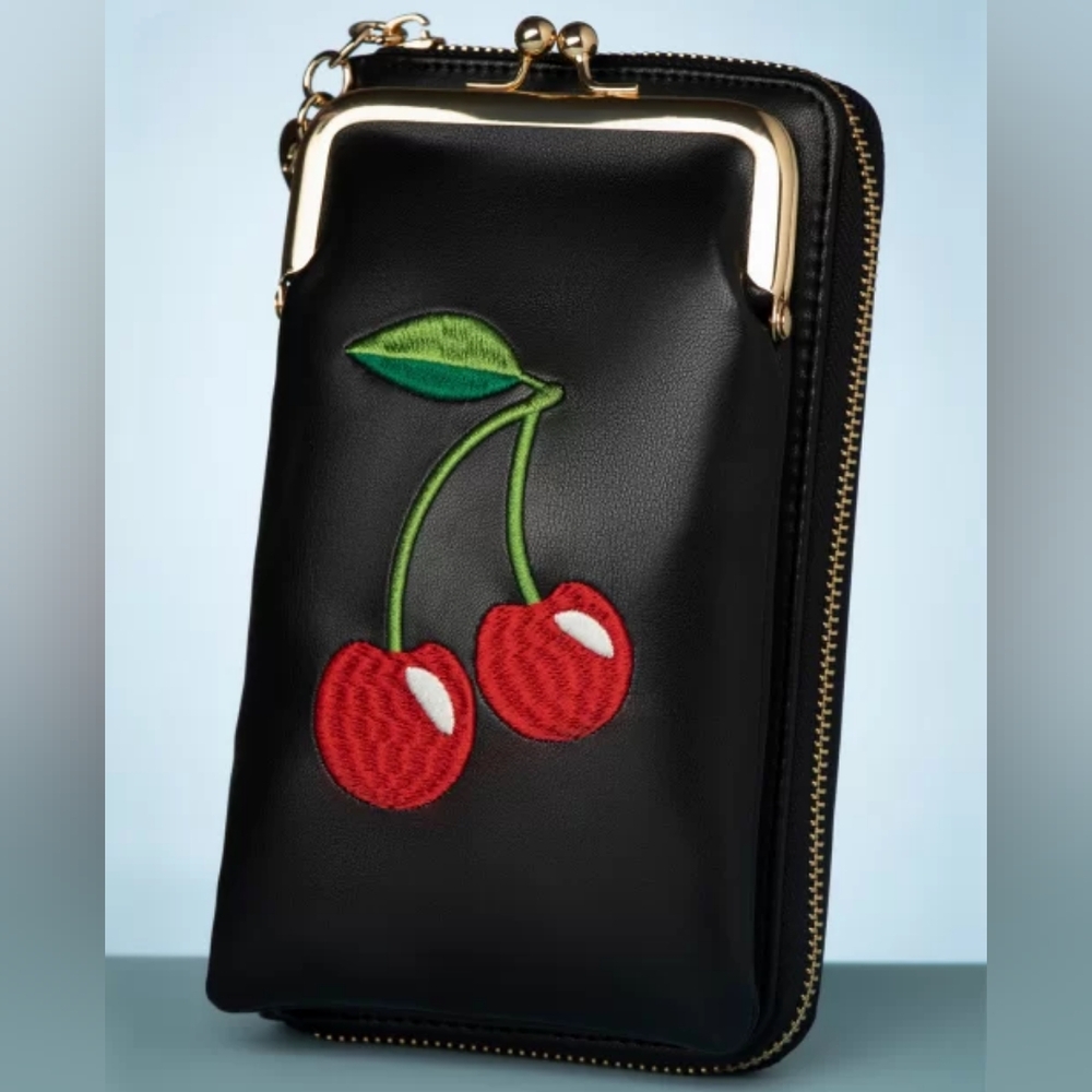 Cherry Cross Body Phone Bag